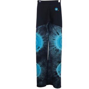 Margarita Supplex Fairycore Whimsy Size 1 Blue Tie Dye Bell Bottom Pants